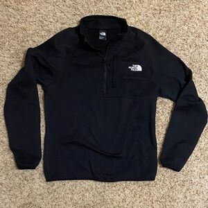The North Face Black Half-Zip Fleece Pullover